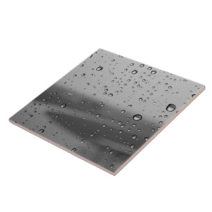 Water Droplets Ceramic Tile