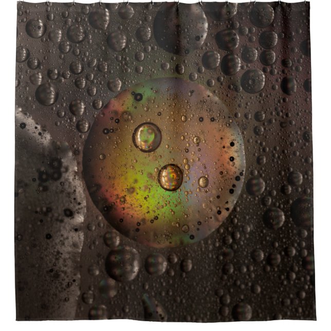 Water droplets on glass panel (Front)