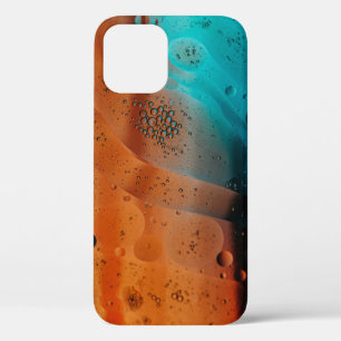 Water droplets on glass panel iPhone 12 case