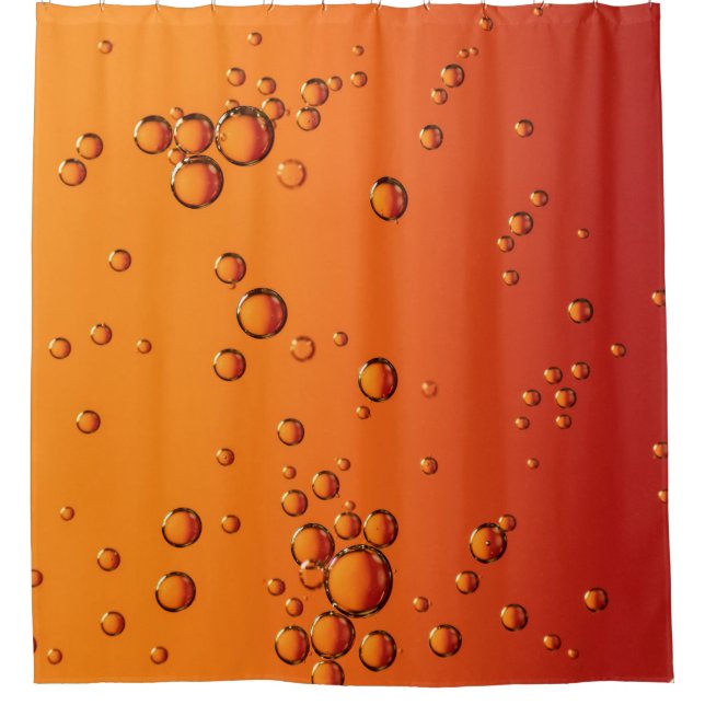 Water droplets on orange surface (Front)