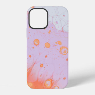 WATER DROPLETS ON RED SURFACE iPhone 12 CASE