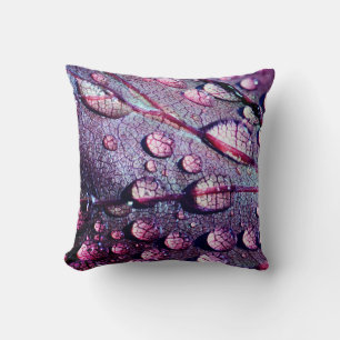 Water Droplets Pillow