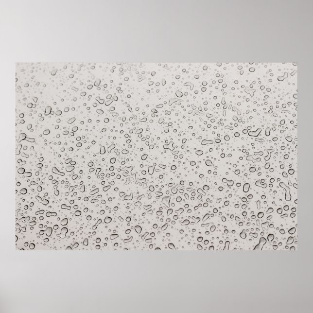 Water droplets poster (Front)