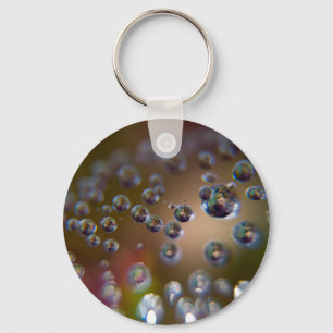 Water Droplets-Water in Motion Keychain