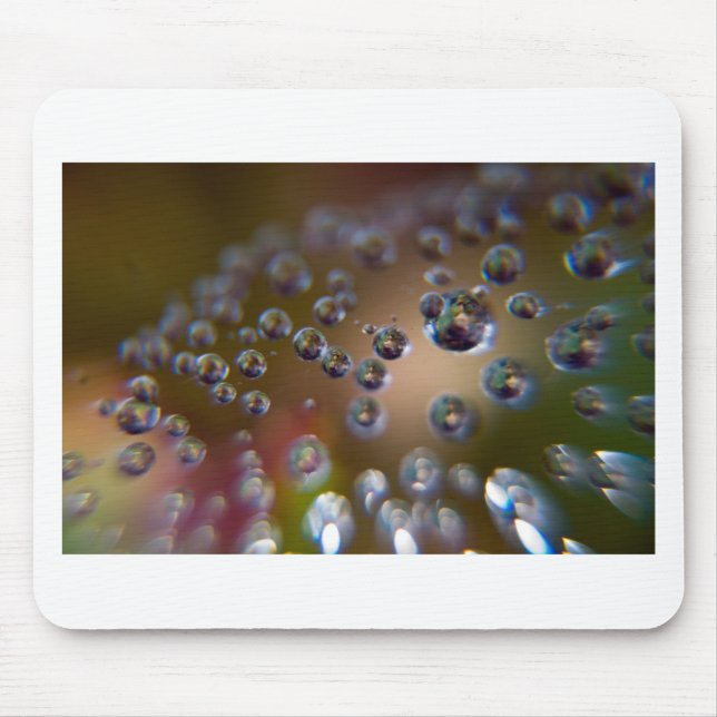 Water Droplets-Water in Motion Mouse Pad (Front)