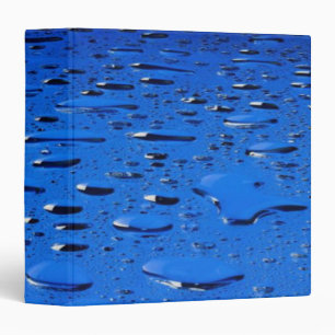 Water Drops Avery Binder