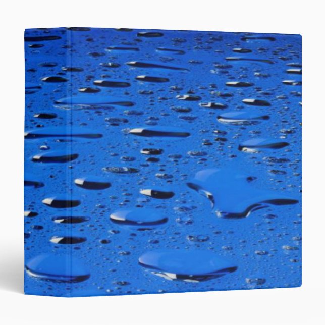 Water Drops Avery Binder (Front/Spine)