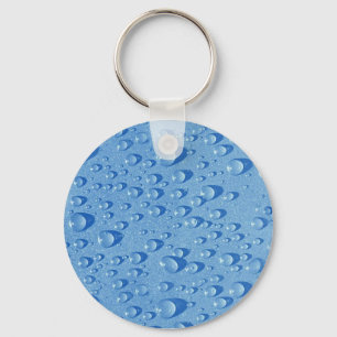 Water drops keychain