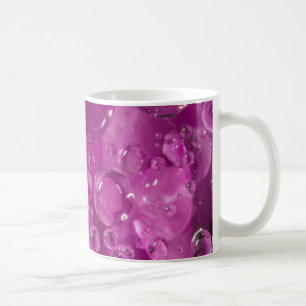 Water drops on flower, California Coffee Mug