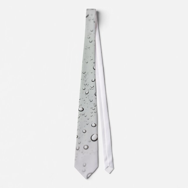 Water Drops on Glass Tie (Front)