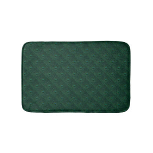 Water Drops on Green Metal Bath Mat