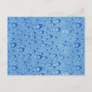 Water drops postcard