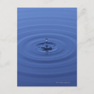Water drops postcard