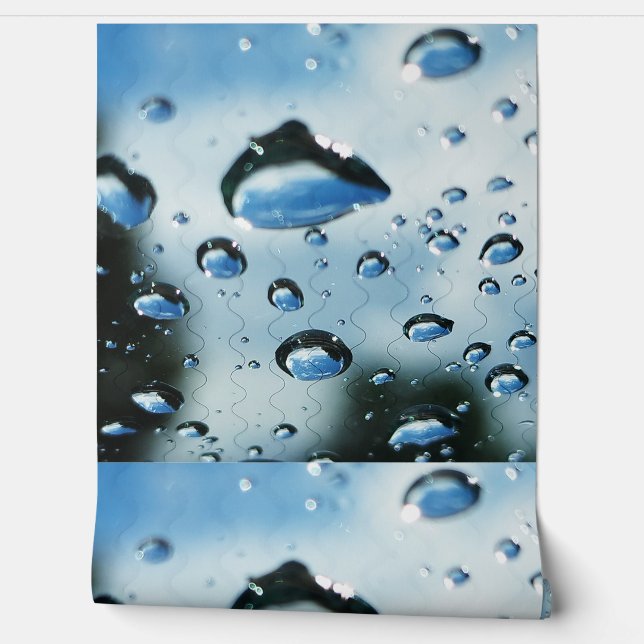 Water Drops Wallpaper (Unrolling)