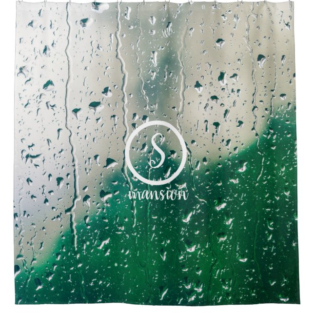 Water  Drops with Customizable Logo and Text Showe (Front)