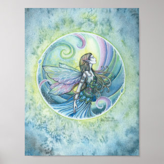Water Element Fairy Poster Print by Molly Harrison