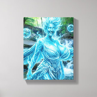 Water Elemental Canvas Print