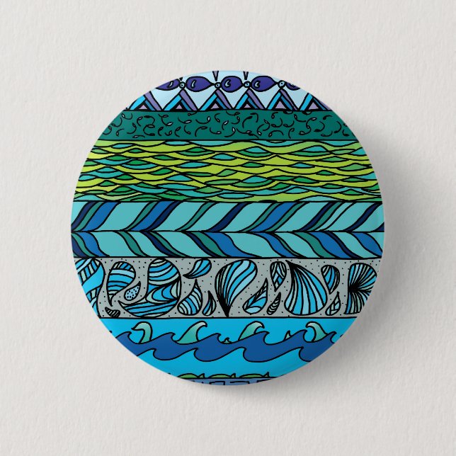 Water Elements 2 Inch Round Button (Front)