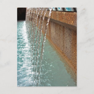 Water Falling Postcard