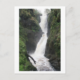 Water falls fast postcard