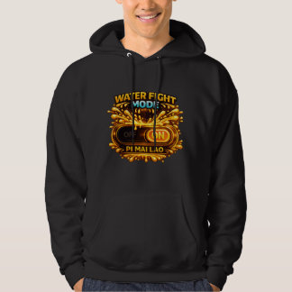 Water Fight Mode ON-Pi Mai Lao Festival Hoodie