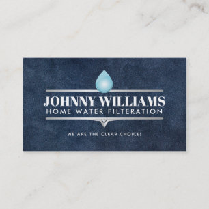 Water Filter Business Cards