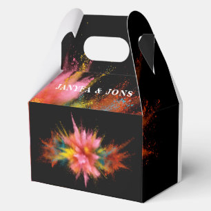 water floewr favor box
