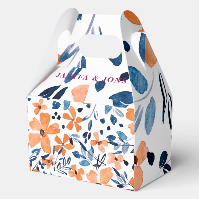 water floewr favor box (Front)