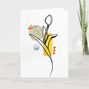 Water Flower Card