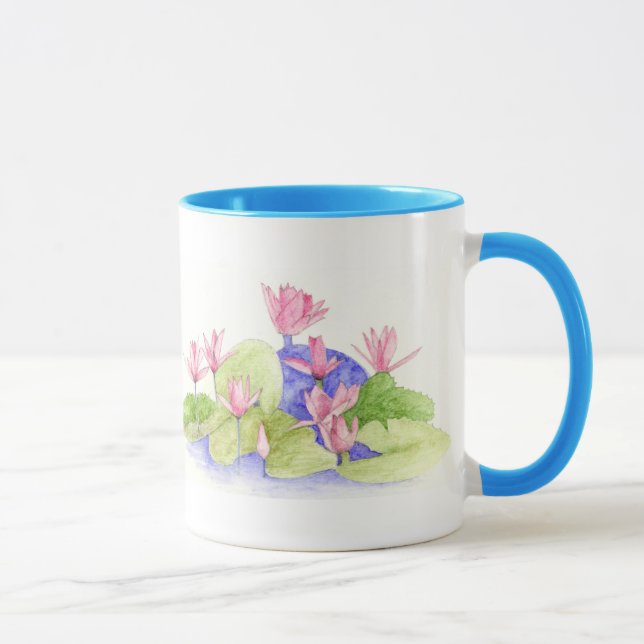Water Flowers Mug (Right)
