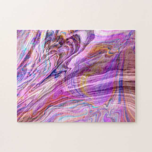 Water flowing Abstract Jigsaw Puzzle (Horizontal)