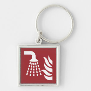 Water Fog Applicator Safety Sign Keychain