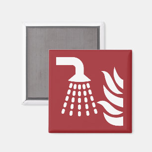 Water Fog Applicator Safety Sign Magnet