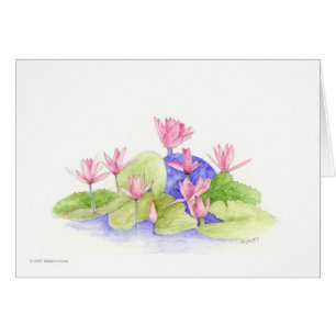 Water Fowers Card