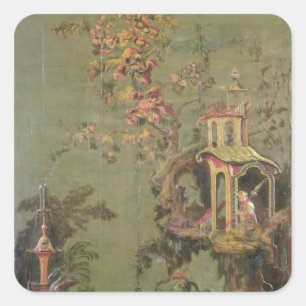 Water, from a series of panels depicting square sticker