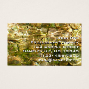 Water from Hot Springs Green-Gold Nature