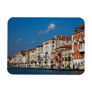 Water Front Along The Grand Canal Of Venice Magnet