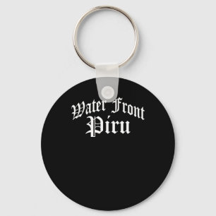 Water Front Piru Sticker Keychain