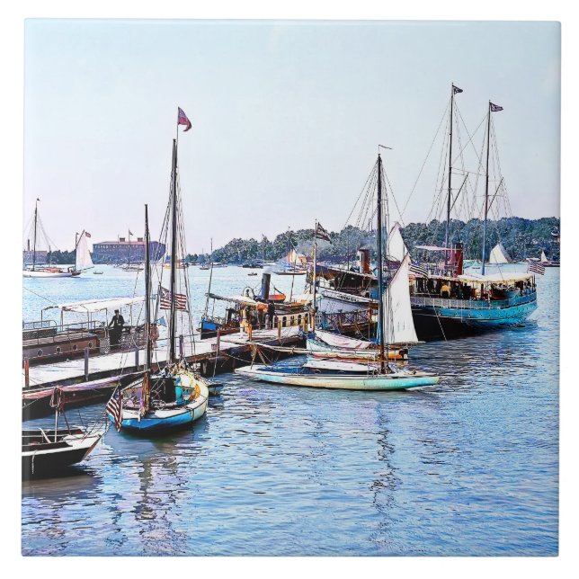 Water Front Put-In-Bay OH c1904 Tile (Front)