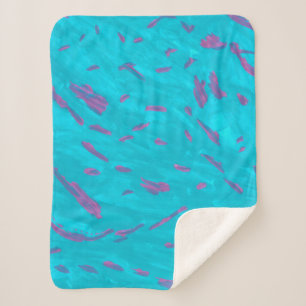 Water Fun Sherpa Blanket