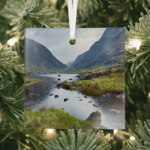 Water   Gap of Dunloe County Kerry Ireland Glass Ornament