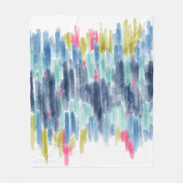 Water Garden Fleece Blanket (Front)