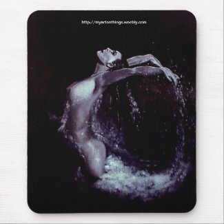 Water Girl Mouse Pad