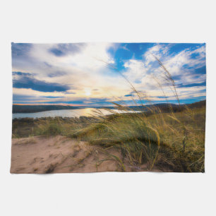 Water   Glen Lake Sleeping Bear Dunes Michigan Kitchen Towel