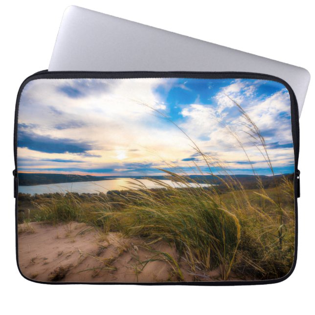 Water | Glen Lake Sleeping Bear Dunes Michigan Laptop Sleeve (Front)