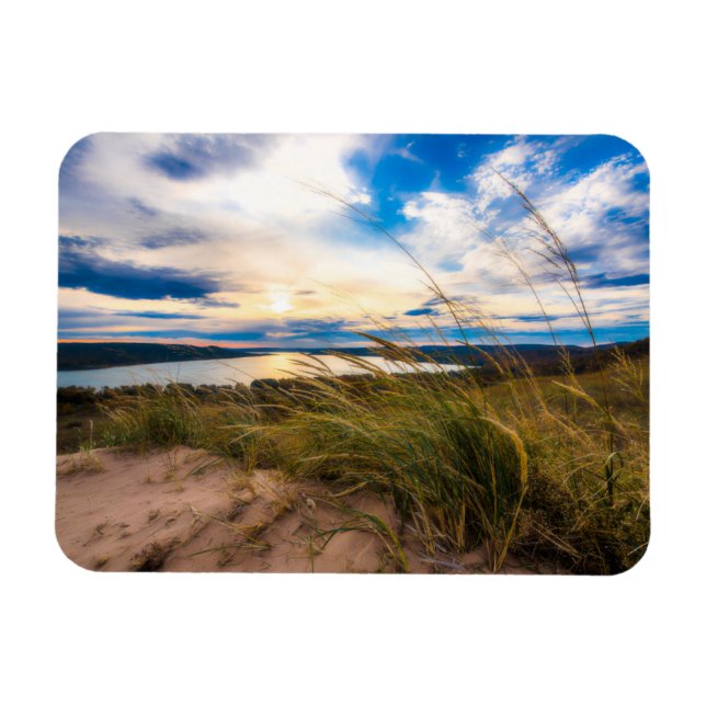 Water | Glen Lake Sleeping Bear Dunes Michigan Magnet (Horizontal)