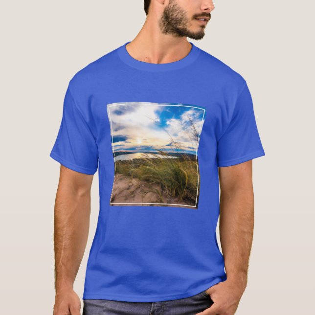 Water | Glen Lake Sleeping Bear Dunes Michigan T-Shirt (Front)