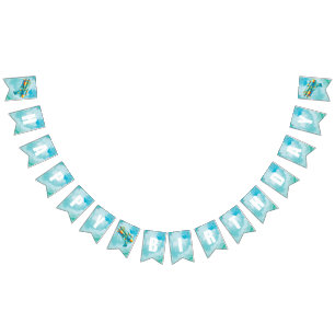 Water Gun Boy Birthday Bunting Flags