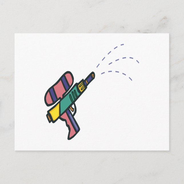 Water Gun Postcard (Front)