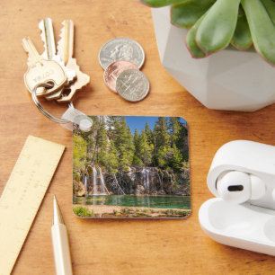 Water   Hanging Lake Glenwood Springs, Colorado Keychain